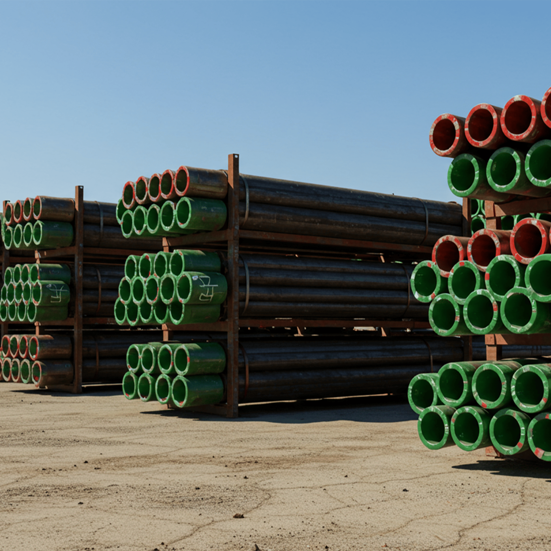 OCTG casing tubing pipe yard Port Harcourt Nigerian workers